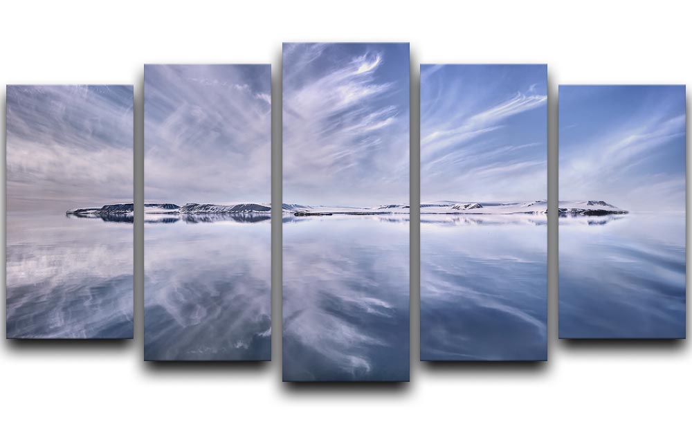 Only A Beautiful Artic Day 5 Split Panel Canvas - Canvas Art Rocks - 1