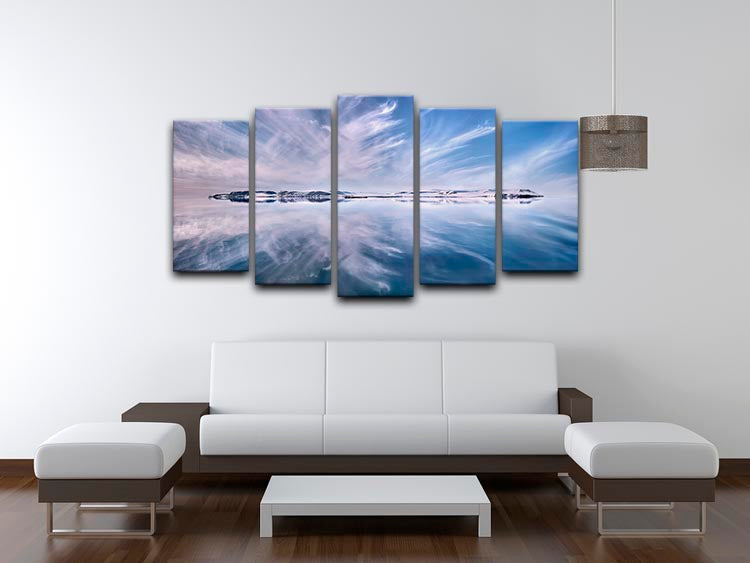 Only A Beautiful Artic Day 5 Split Panel Canvas - Canvas Art Rocks - 3