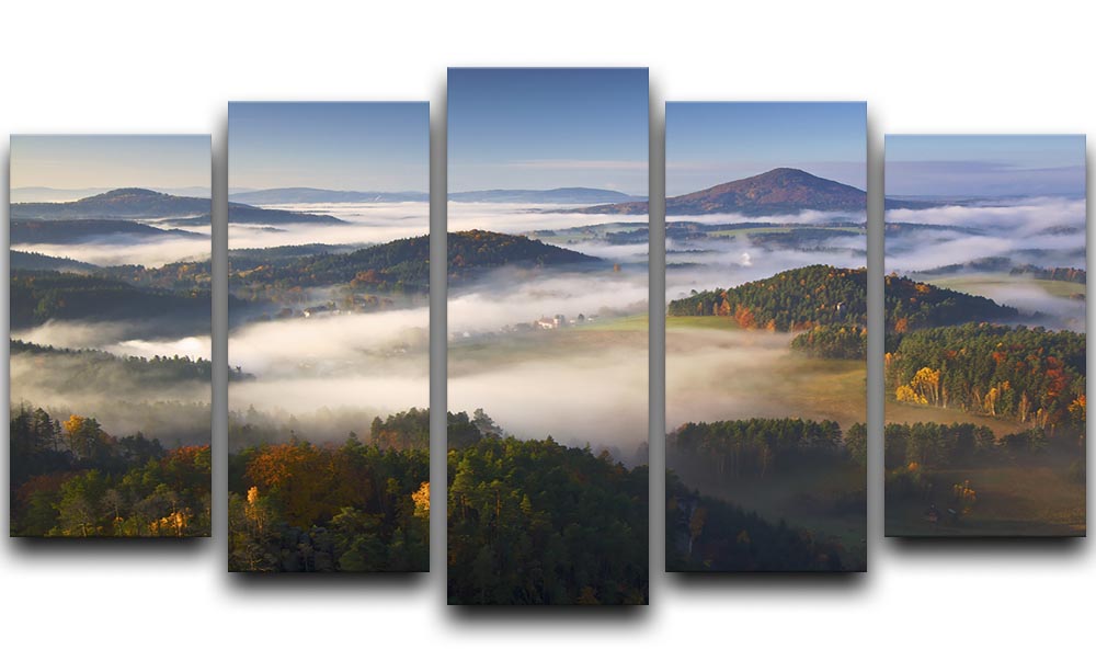 Autumn Fairytale 5 Split Panel Canvas - Canvas Art Rocks - 1