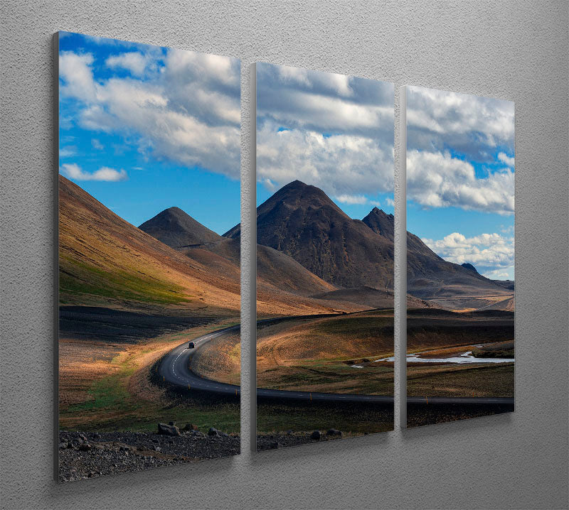 Iceland 3 Split Panel Canvas Print - Canvas Art Rocks - 2