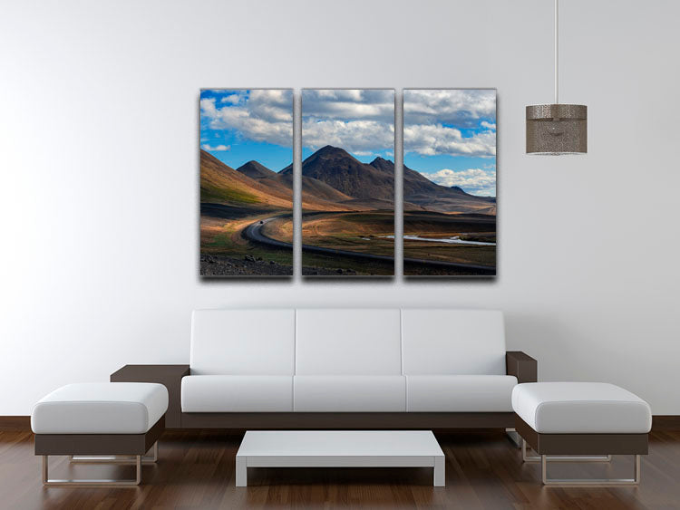 Iceland 3 Split Panel Canvas Print - Canvas Art Rocks - 3