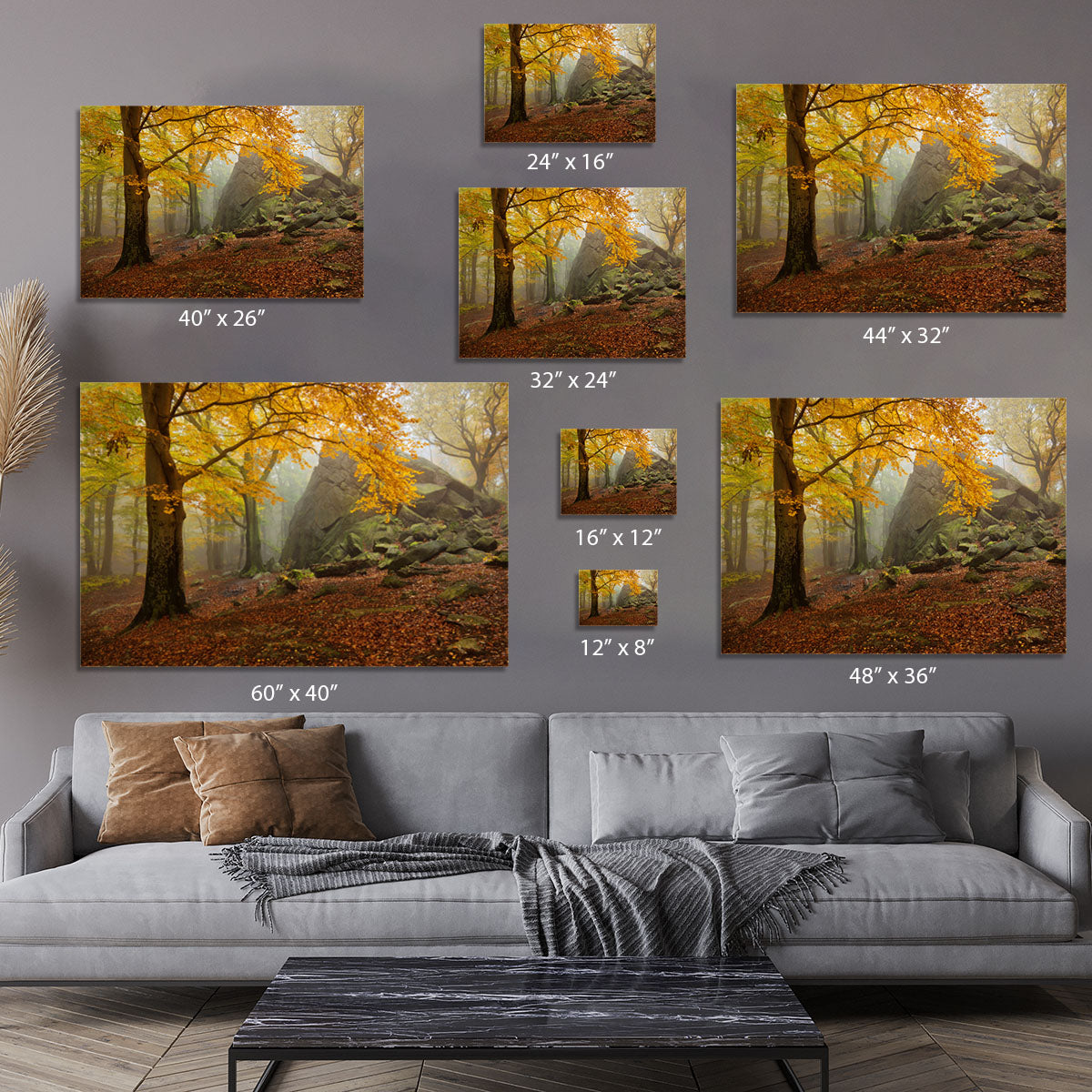 Autumn Forest Canvas Print or Poster - Canvas Art Rocks - 7
