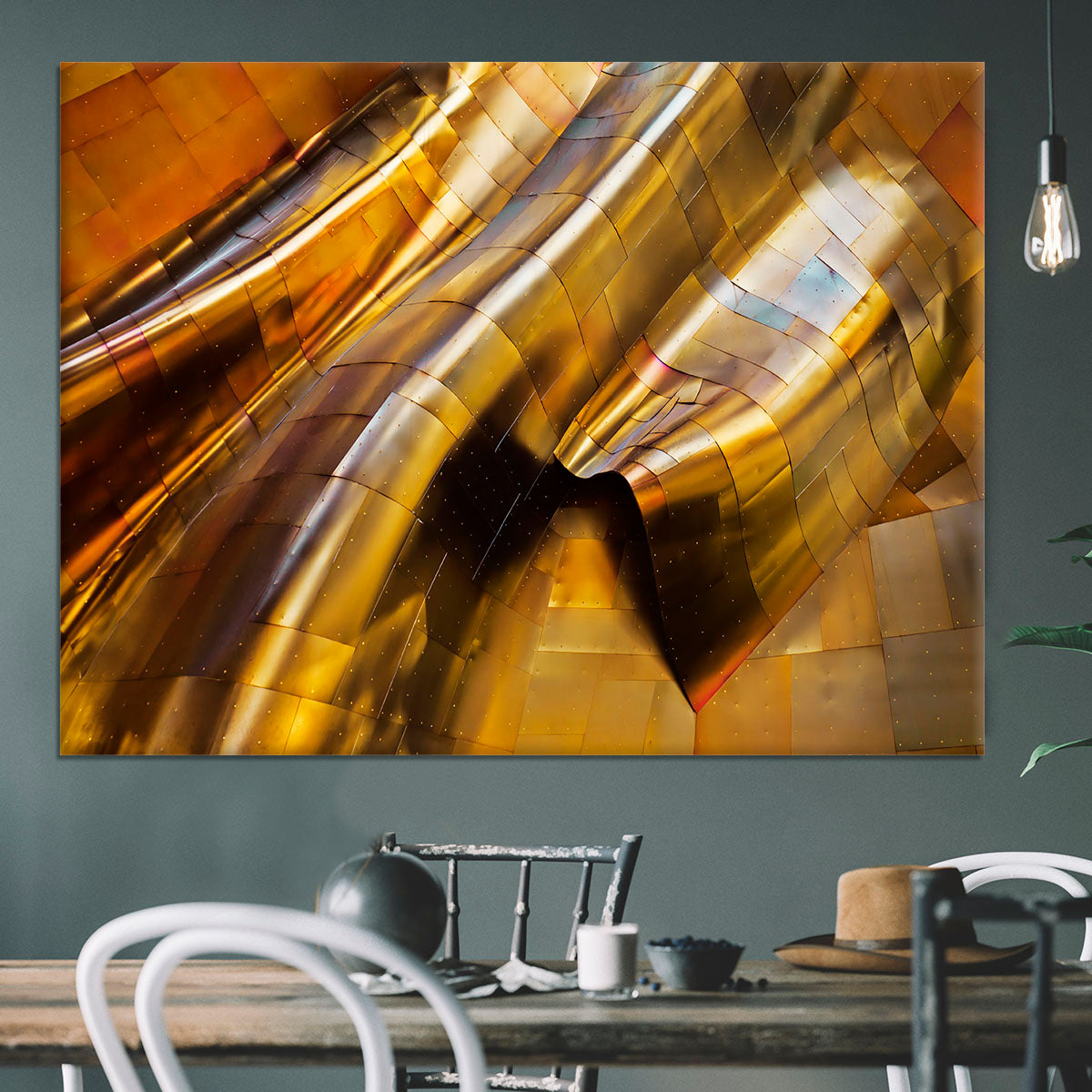 Abstract Steel Canvas Print or Poster - Canvas Art Rocks - 3