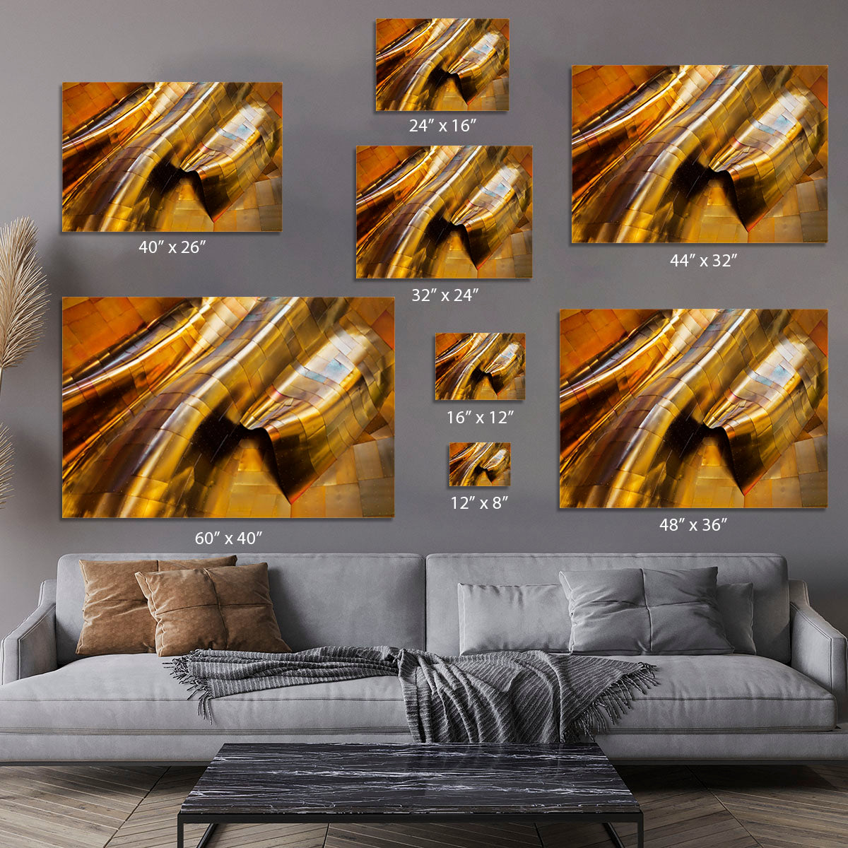 Abstract Steel Canvas Print or Poster - Canvas Art Rocks - 7