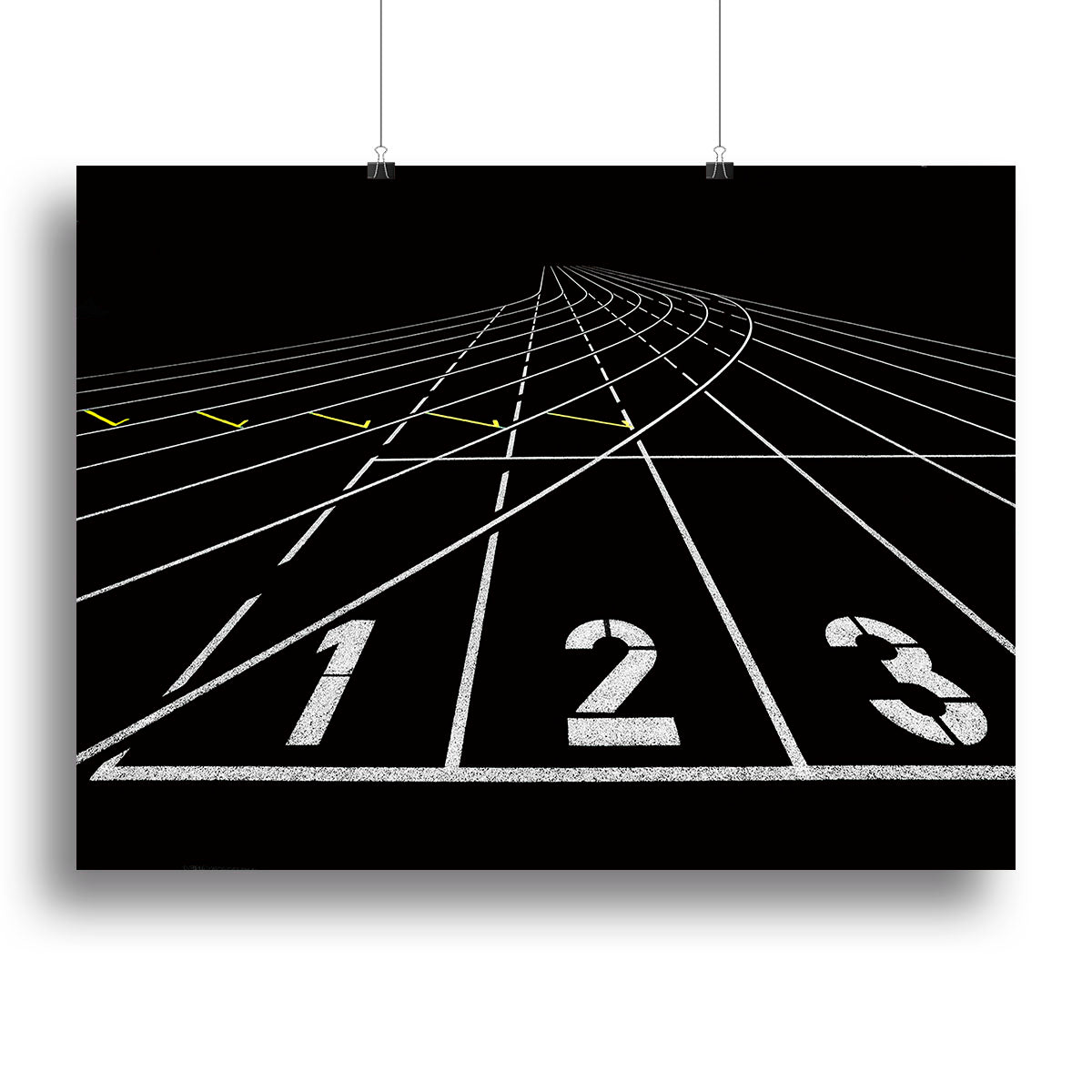 Running Track Canvas Print or Poster - Canvas Art Rocks - 2