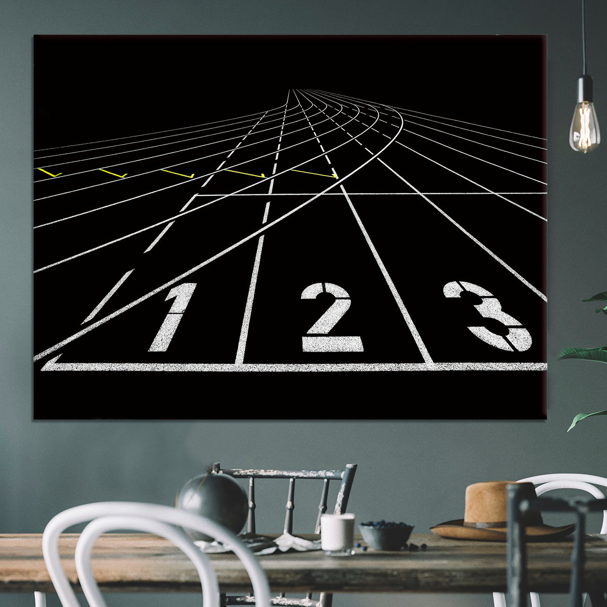 Running Track Canvas Print or Poster - Canvas Art Rocks - 3
