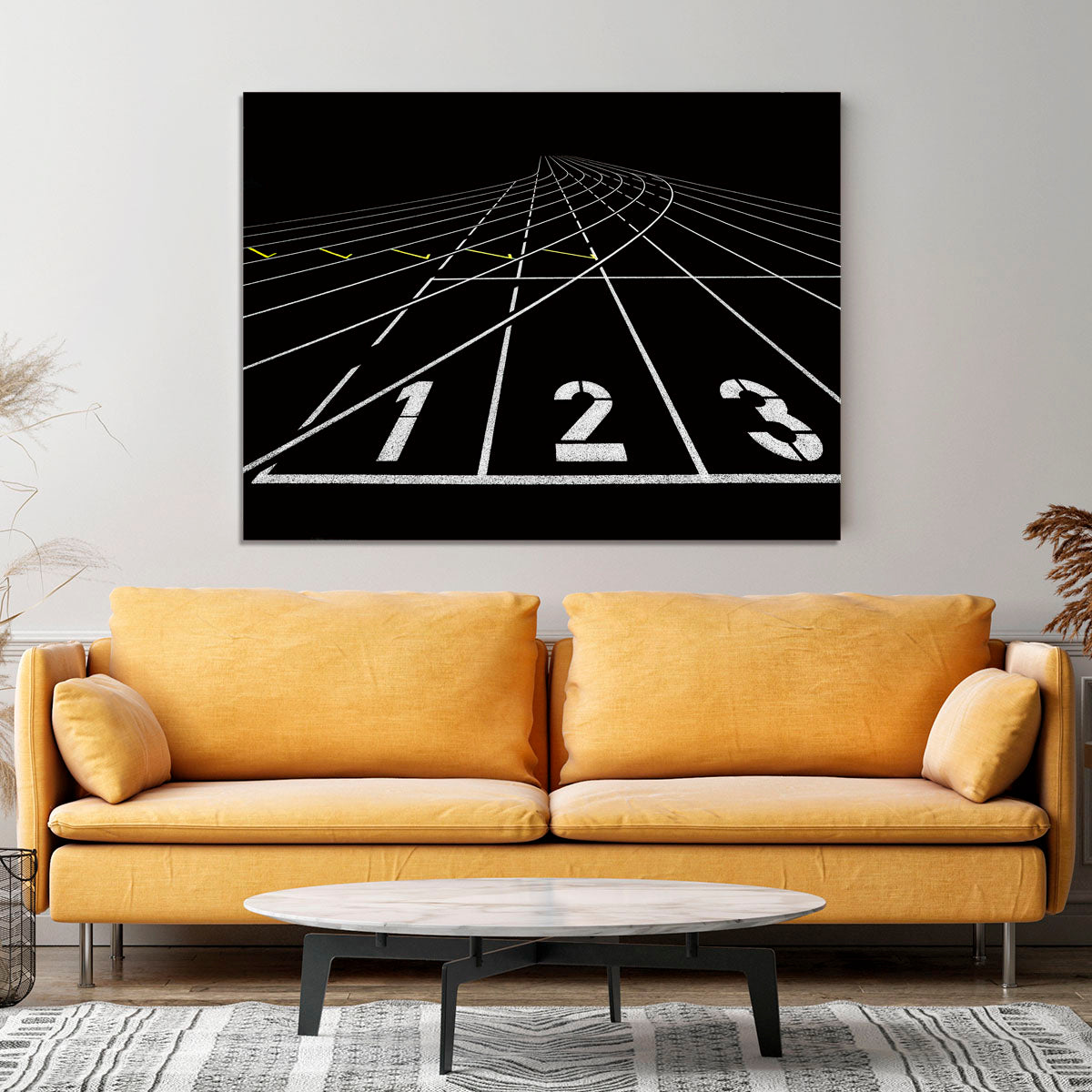 Running Track Canvas Print or Poster - Canvas Art Rocks - 4