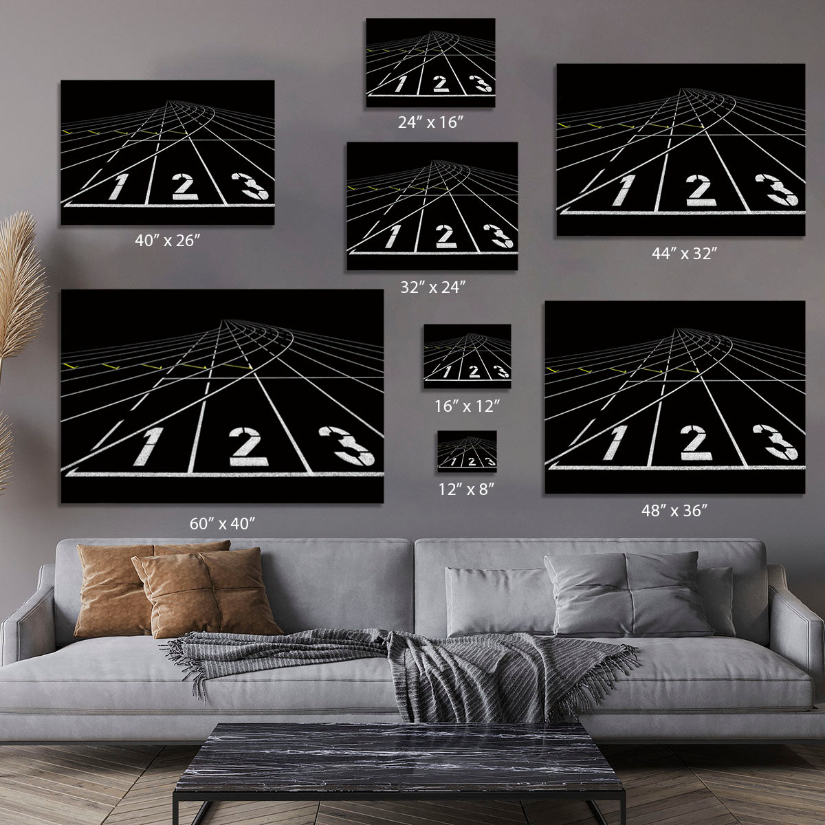 Running Track Canvas Print or Poster - Canvas Art Rocks - 7
