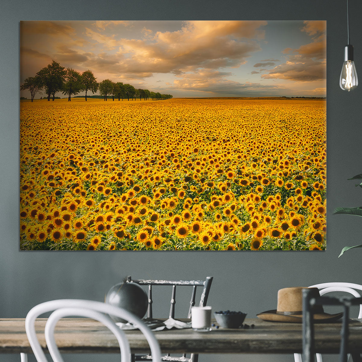Sunflowers Canvas Print or Poster - Canvas Art Rocks - 3