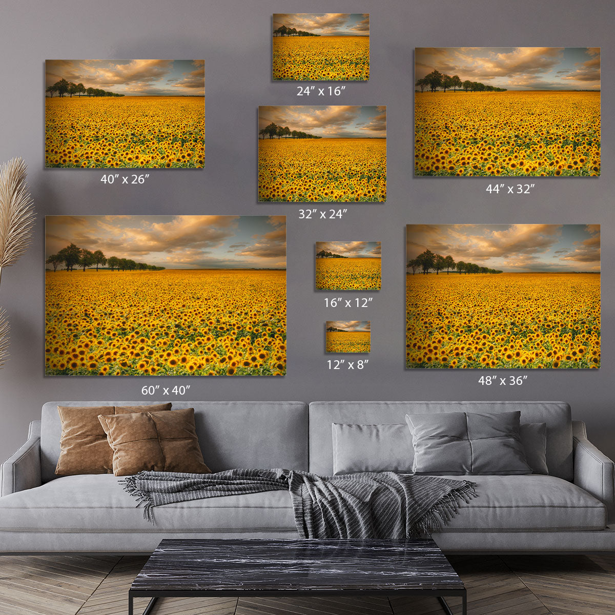 Sunflowers Canvas Print or Poster - Canvas Art Rocks - 7