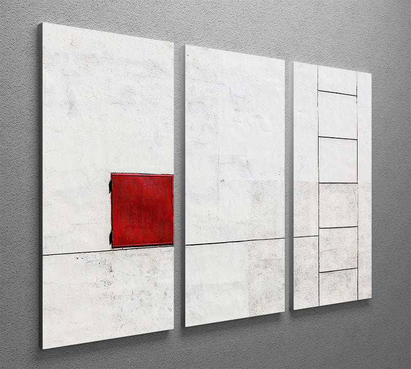 Suprematism Is All Around 3 Split Panel Canvas Print - Canvas Art Rocks - 2