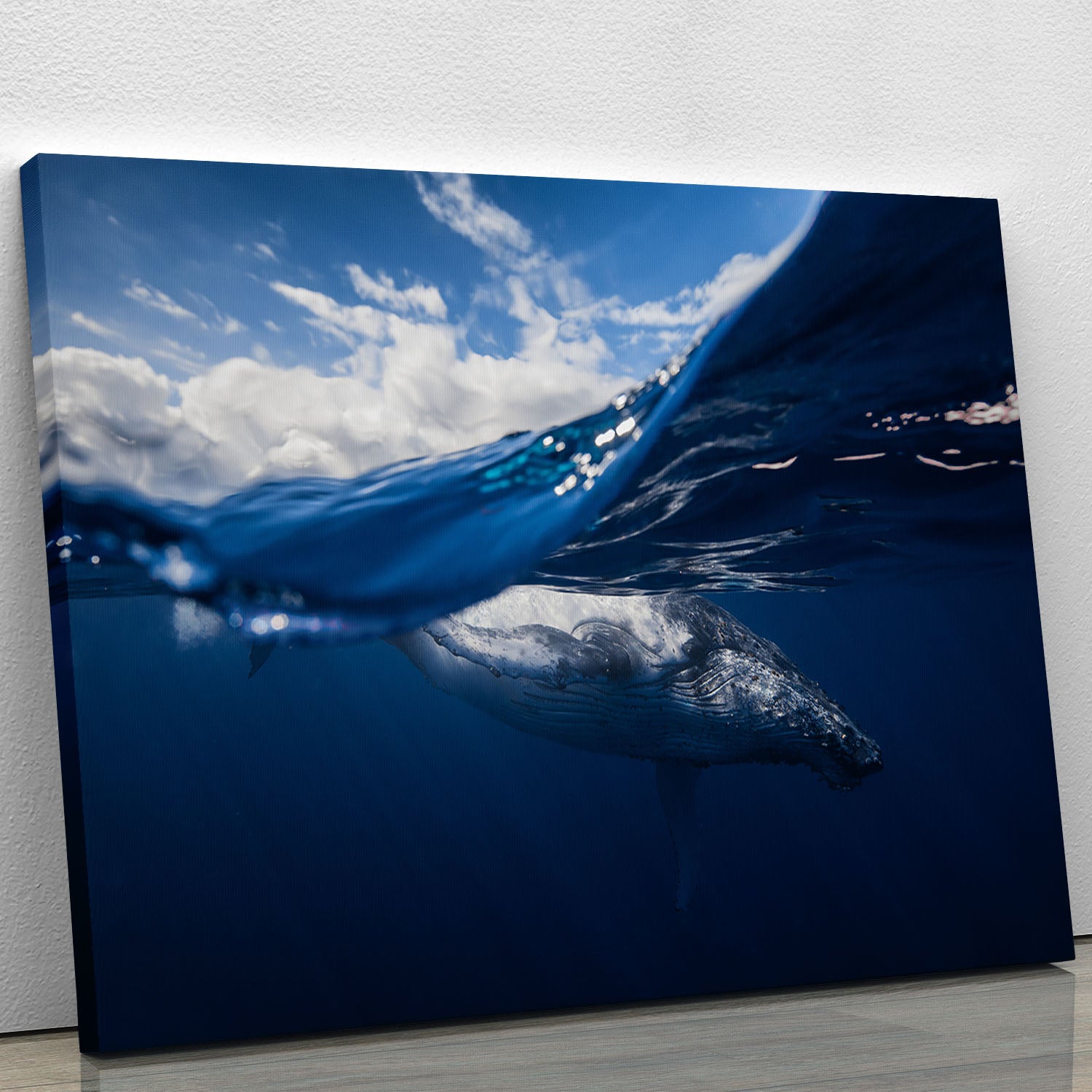 Humpback Whale And The Sky Canvas Print or Poster - Canvas Art Rocks - 1