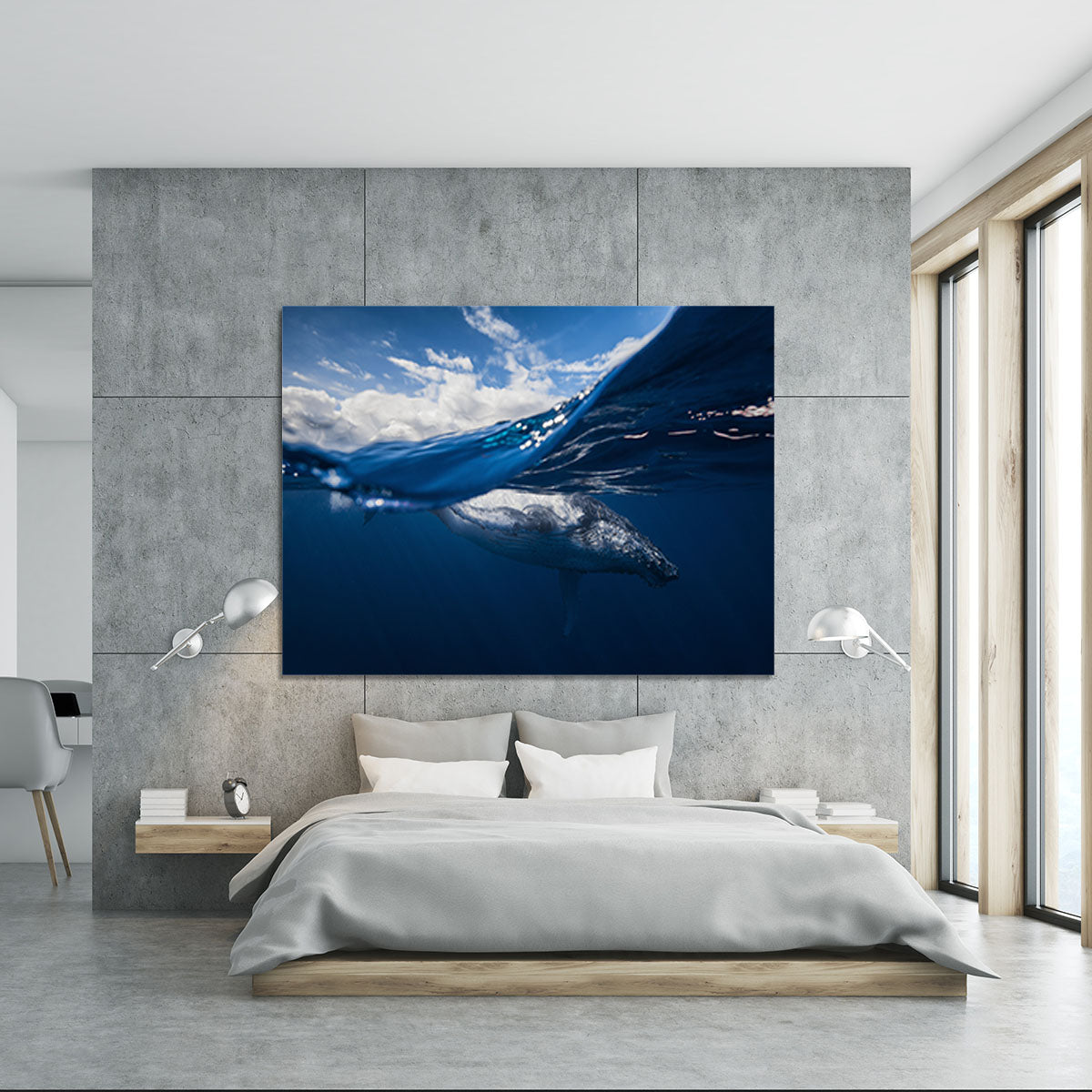 Humpback Whale And The Sky Canvas Print or Poster - Canvas Art Rocks - 5