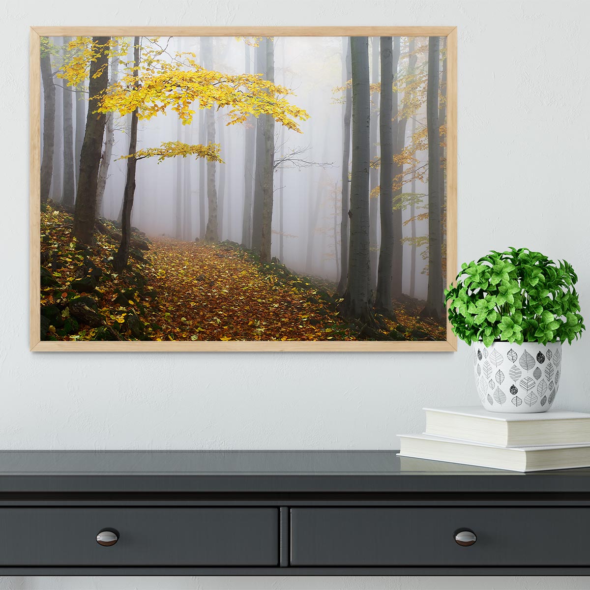 Autumn Fall Landscape Framed Print - Canvas Art Rocks - 4