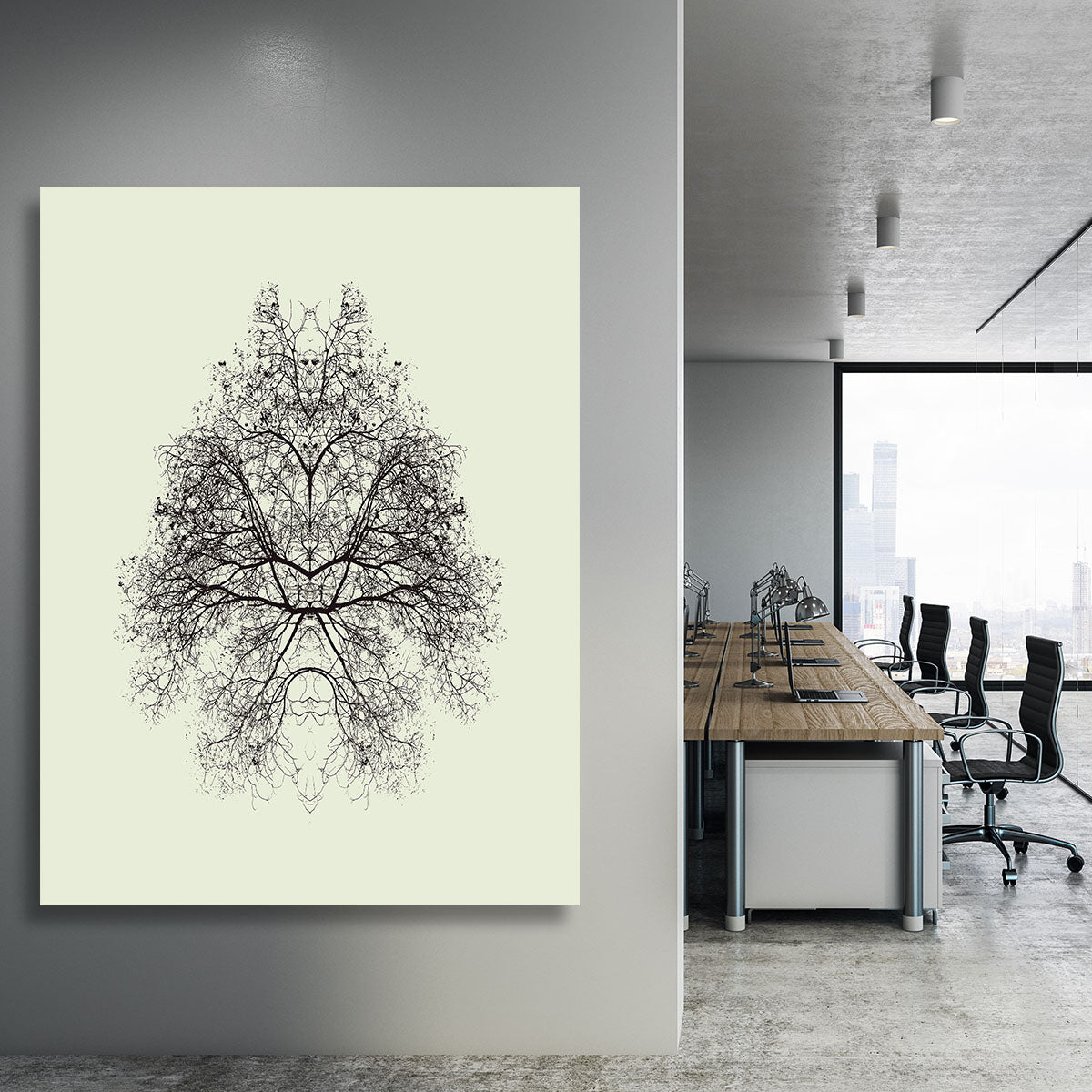 Rorschach Test Canvas Print or Poster - Canvas Art Rocks - 3