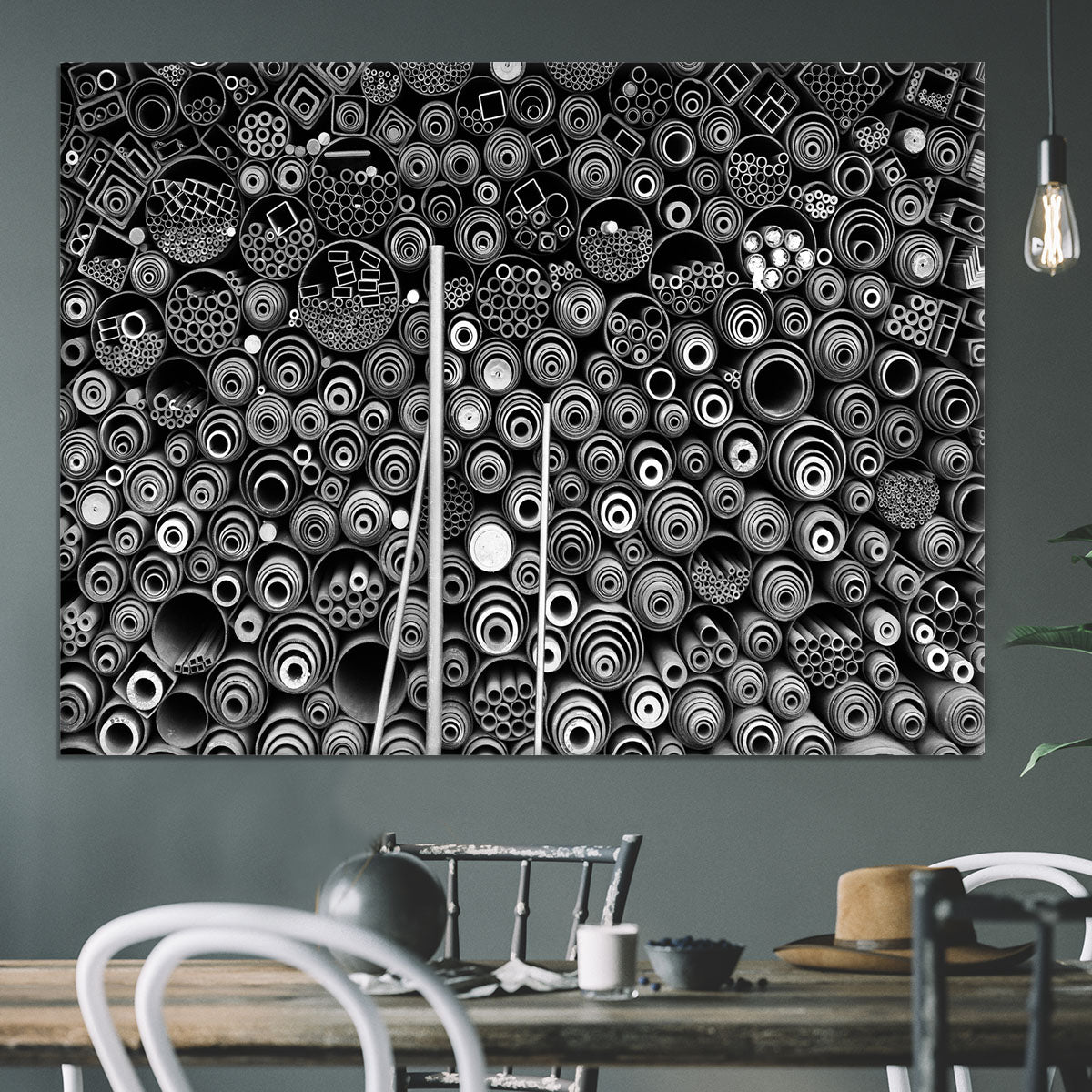 3 More Pipes Canvas Print or Poster - Canvas Art Rocks - 3