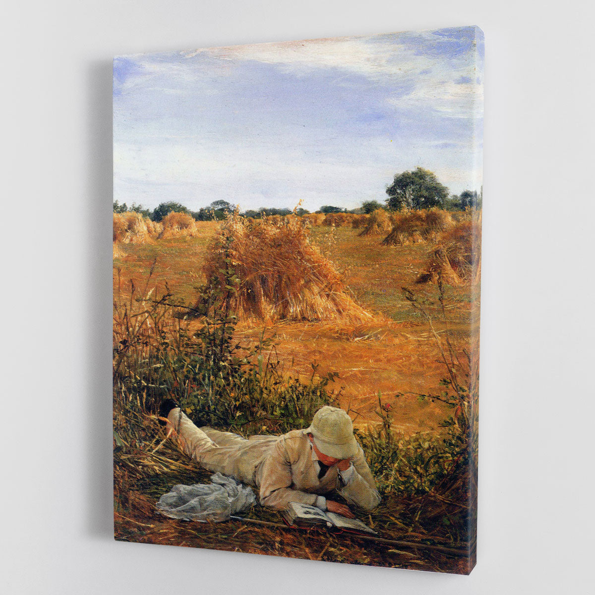 94 degrees in the shade by Alma Tadema Canvas Print or Poster - Canvas Art Rocks - 1