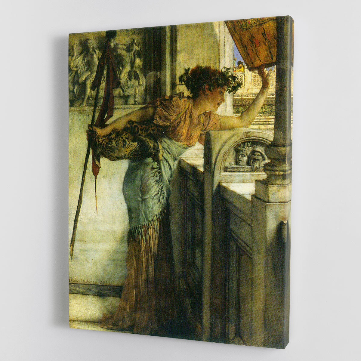 A Bacchantin There he is! by Alma Tadema Canvas Print or Poster - Canvas Art Rocks - 1