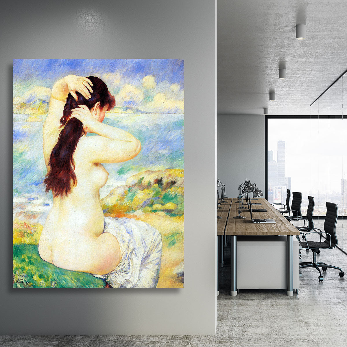 A Bather by Renoir Canvas Print or Poster - Canvas Art Rocks - 3