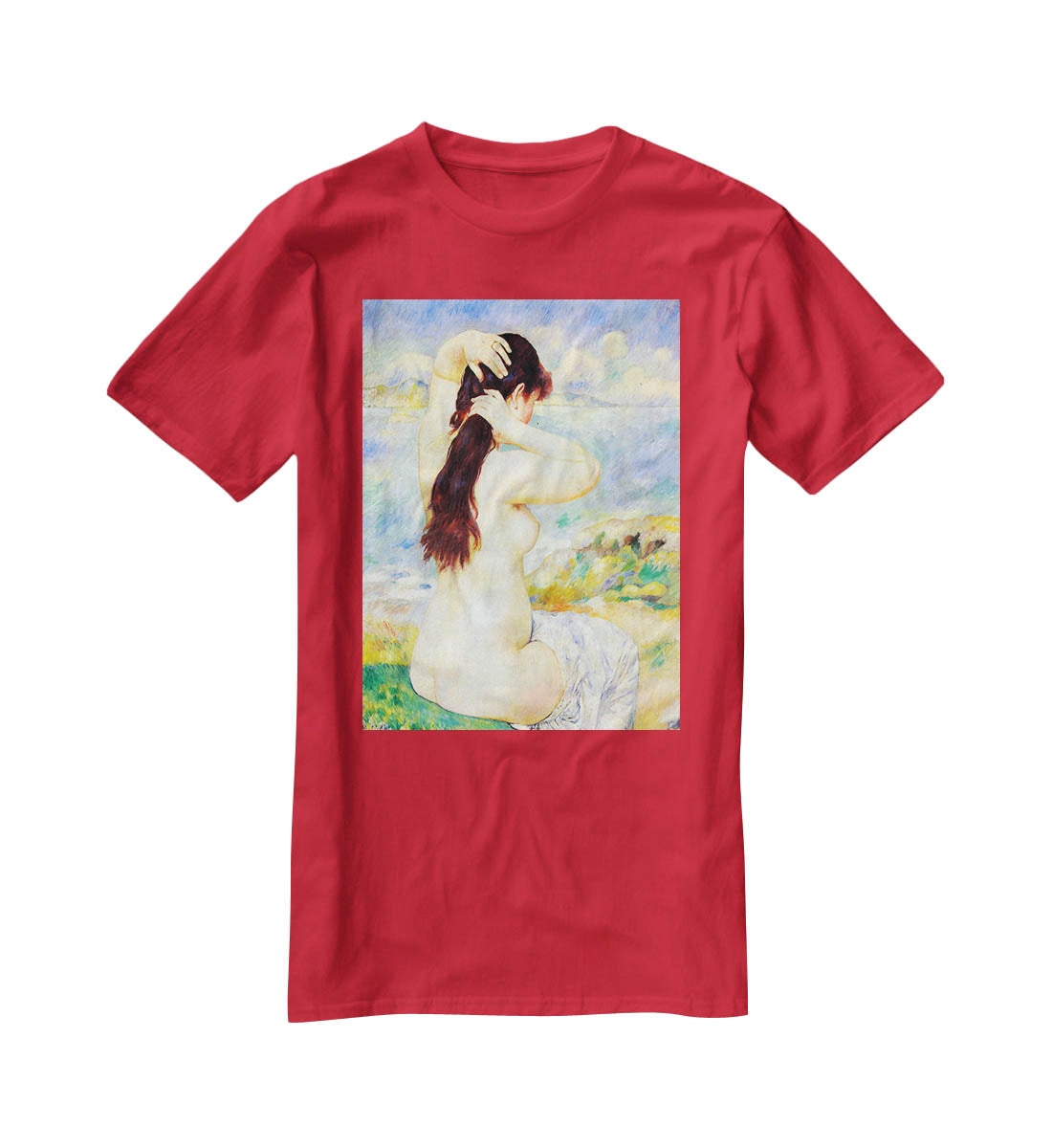 A Bather by Renoir T-Shirt - Canvas Art Rocks - 4