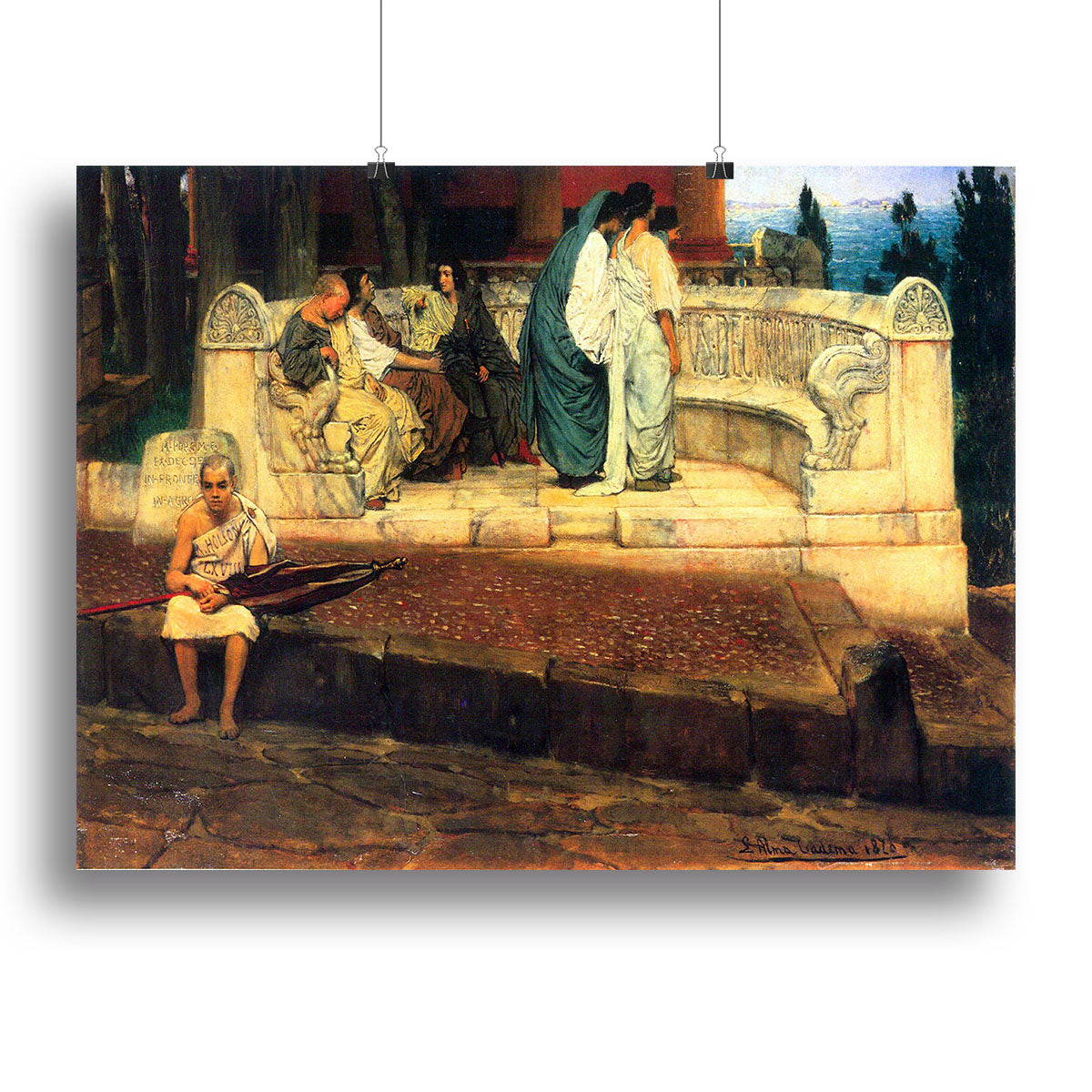 A Exedra by Alma Tadema Canvas Print or Poster - Canvas Art Rocks - 2