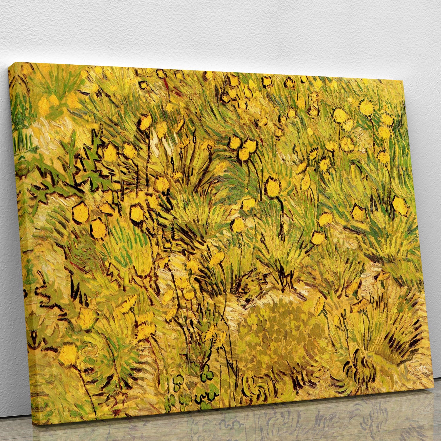 A Field of Yellow Flowers by Van Gogh Canvas Print or Poster - Canvas Art Rocks - 1