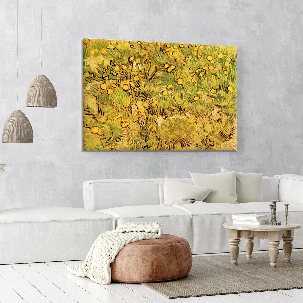 A Field of Yellow Flowers by Van Gogh Canvas Print or Poster - Canvas Art Rocks - 6