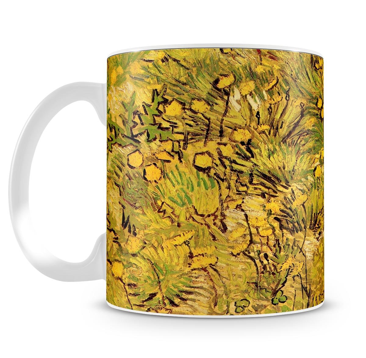A Field of Yellow Flowers by Van Gogh Mug - Canvas Art Rocks - 4