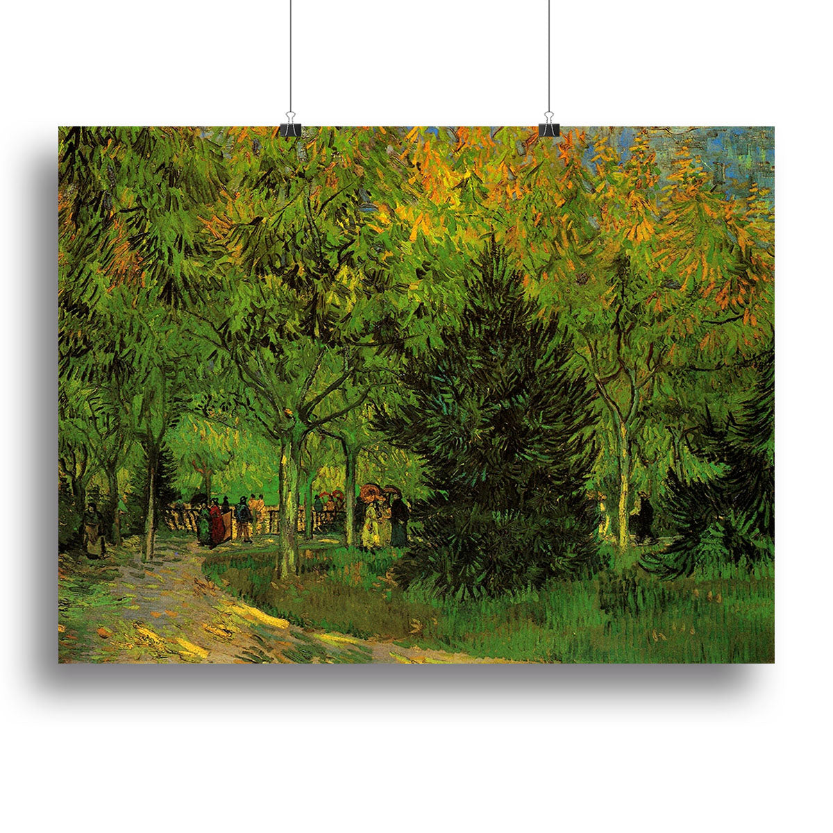 A Lane in the Public Garden at Arles by Van Gogh Canvas Print or Poster - Canvas Art Rocks - 2