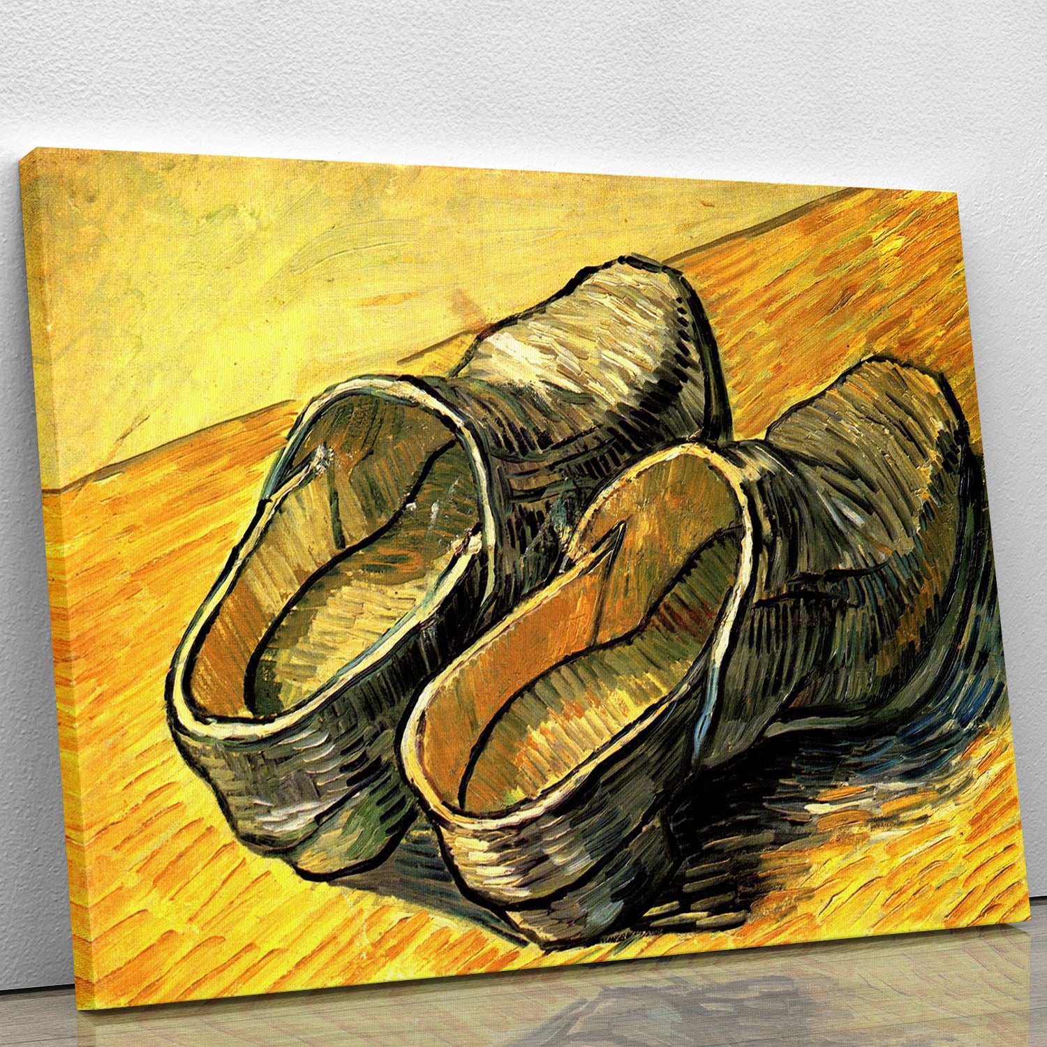 A Pair of Leather Clogs by Van Gogh Canvas Print or Poster - Canvas Art Rocks - 1
