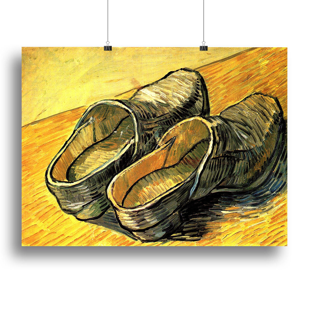 A Pair of Leather Clogs by Van Gogh Canvas Print or Poster - Canvas Art Rocks - 2