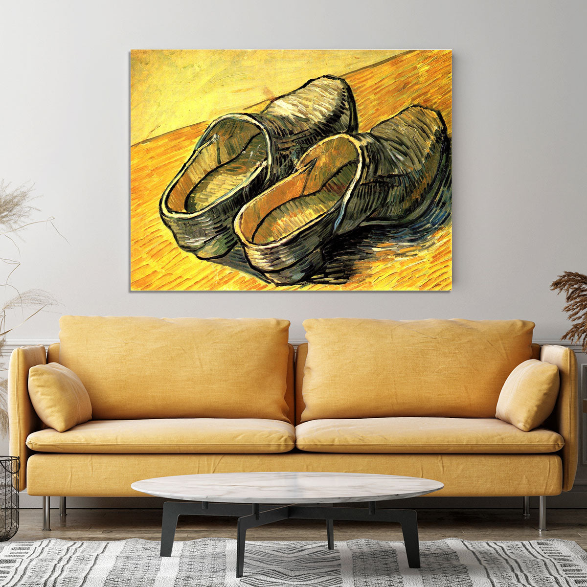 A Pair of Leather Clogs by Van Gogh Canvas Print or Poster - Canvas Art Rocks - 4