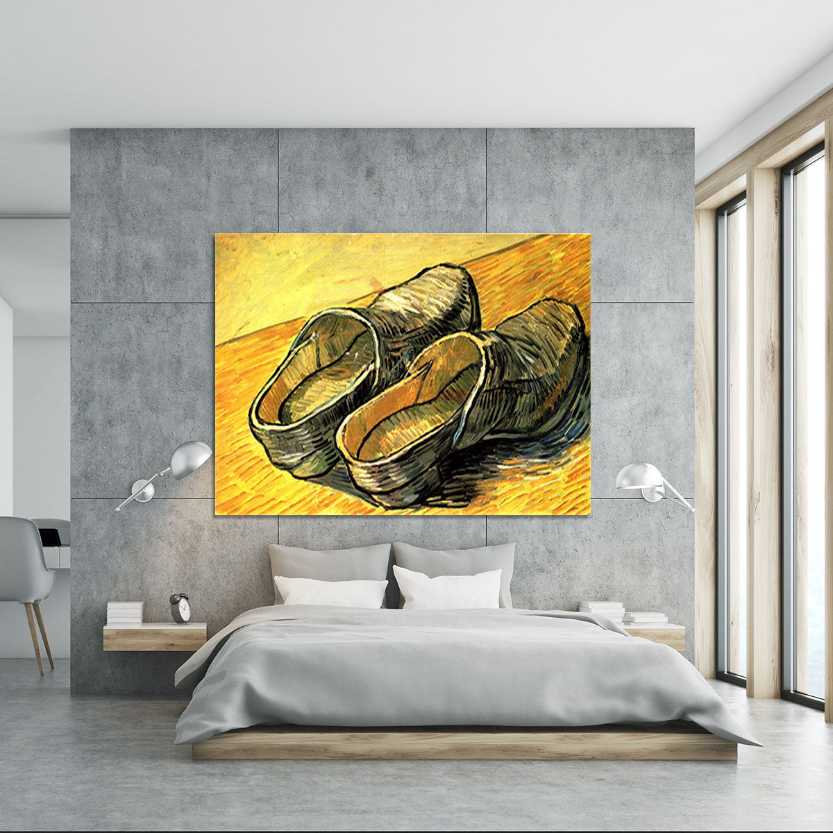 A Pair of Leather Clogs by Van Gogh Canvas Print or Poster - Canvas Art Rocks - 5