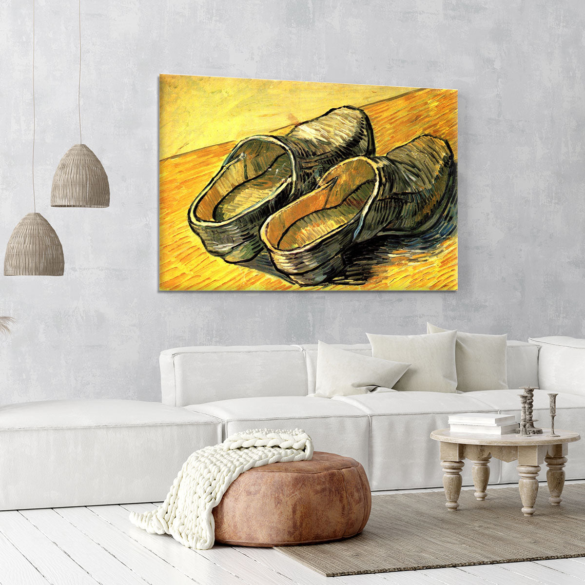 A Pair of Leather Clogs by Van Gogh Canvas Print or Poster - Canvas Art Rocks - 6