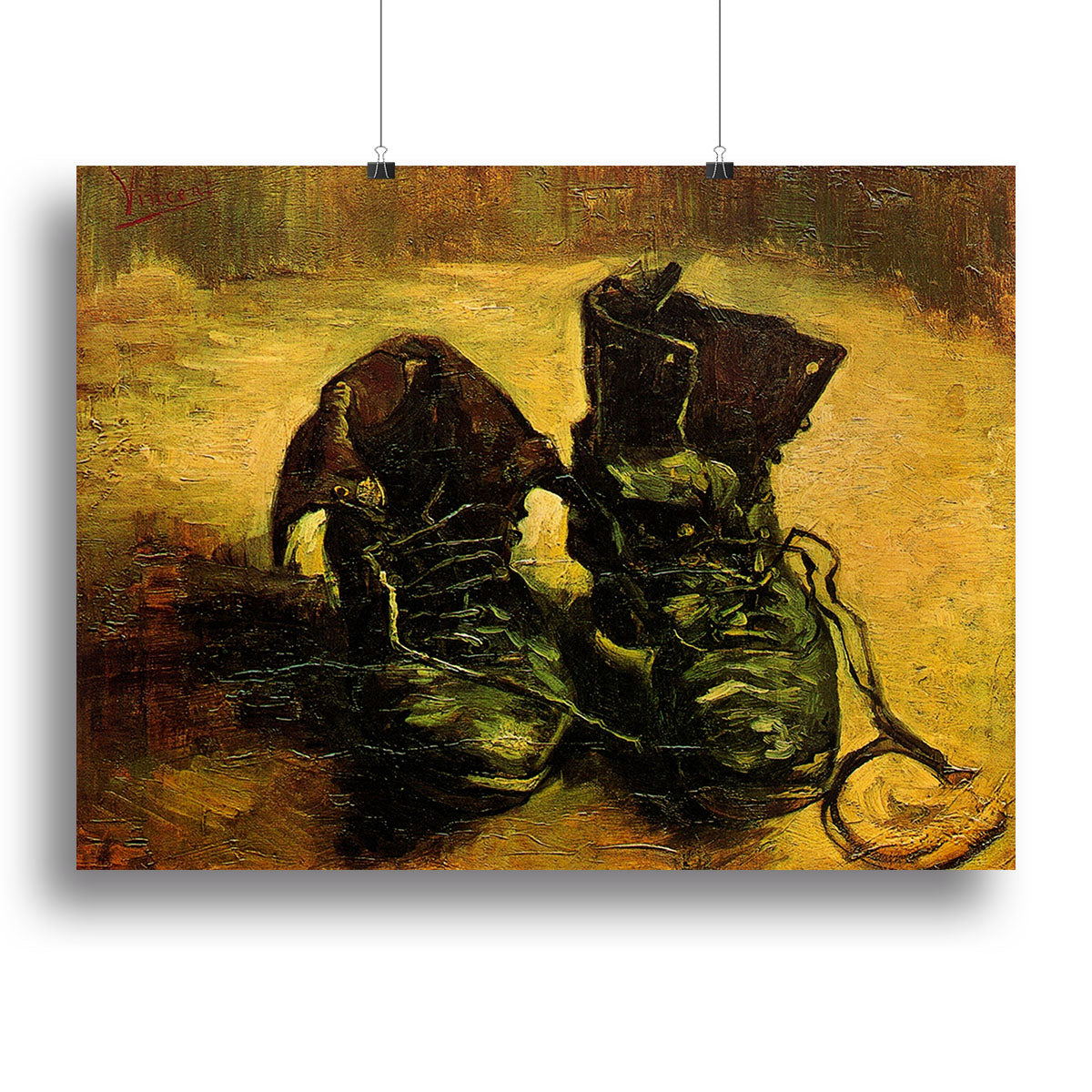 A Pair of Shoes 2 by Van Gogh Canvas Print or Poster - Canvas Art Rocks - 2