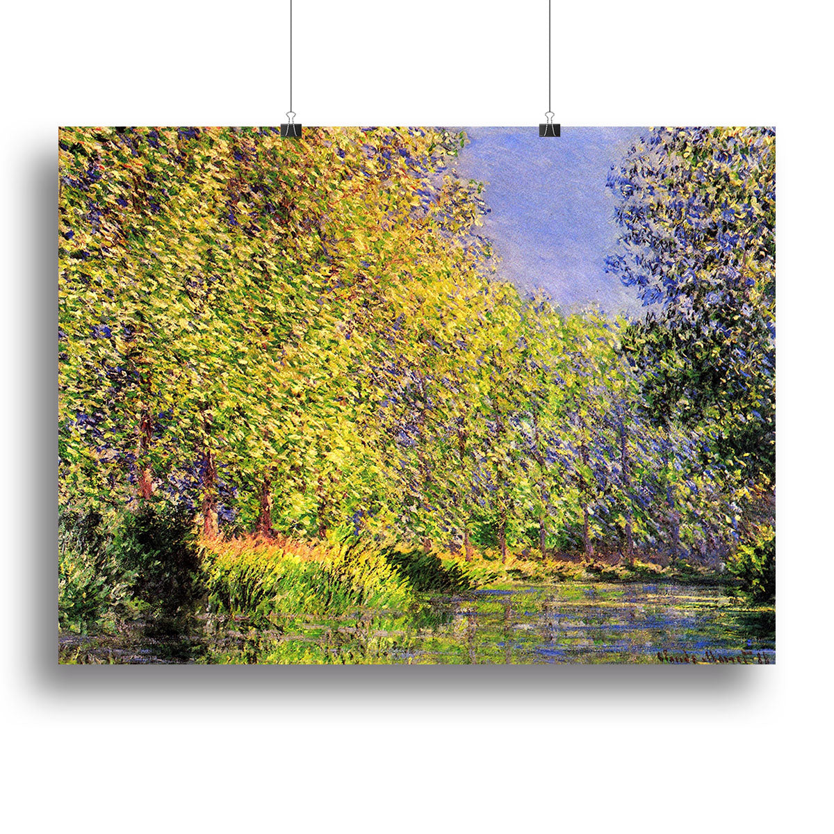 A bend of the Epte Giverny by Monet Canvas Print or Poster - Canvas Art Rocks - 2