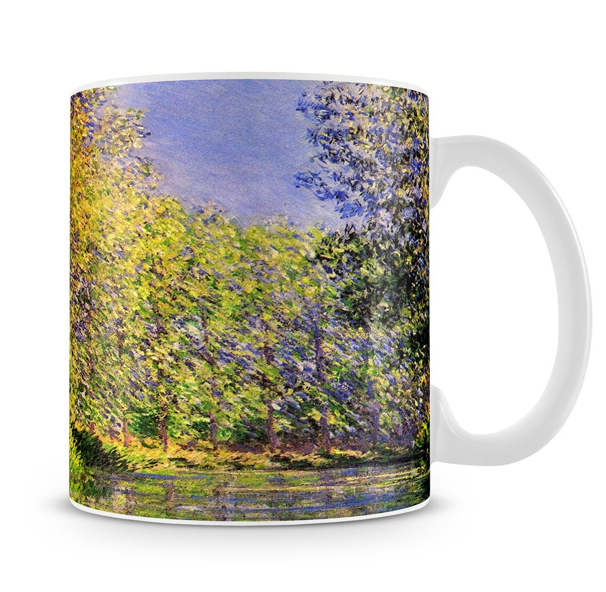 A bend of the Epte Giverny by Monet Mug - Canvas Art Rocks - 4