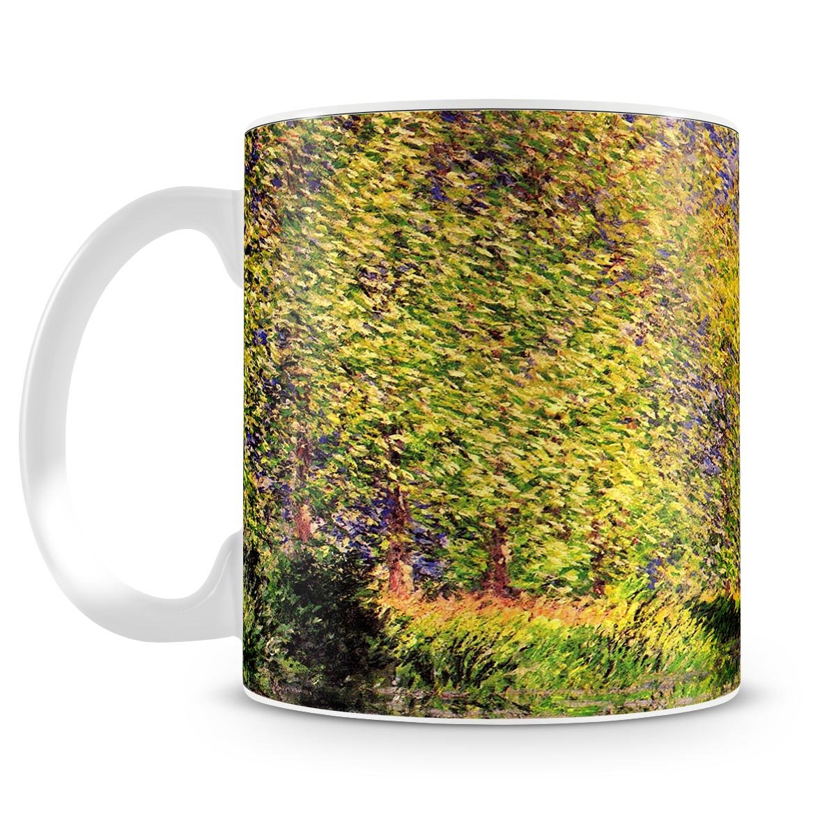 A bend of the Epte Giverny by Monet Mug - Canvas Art Rocks - 4