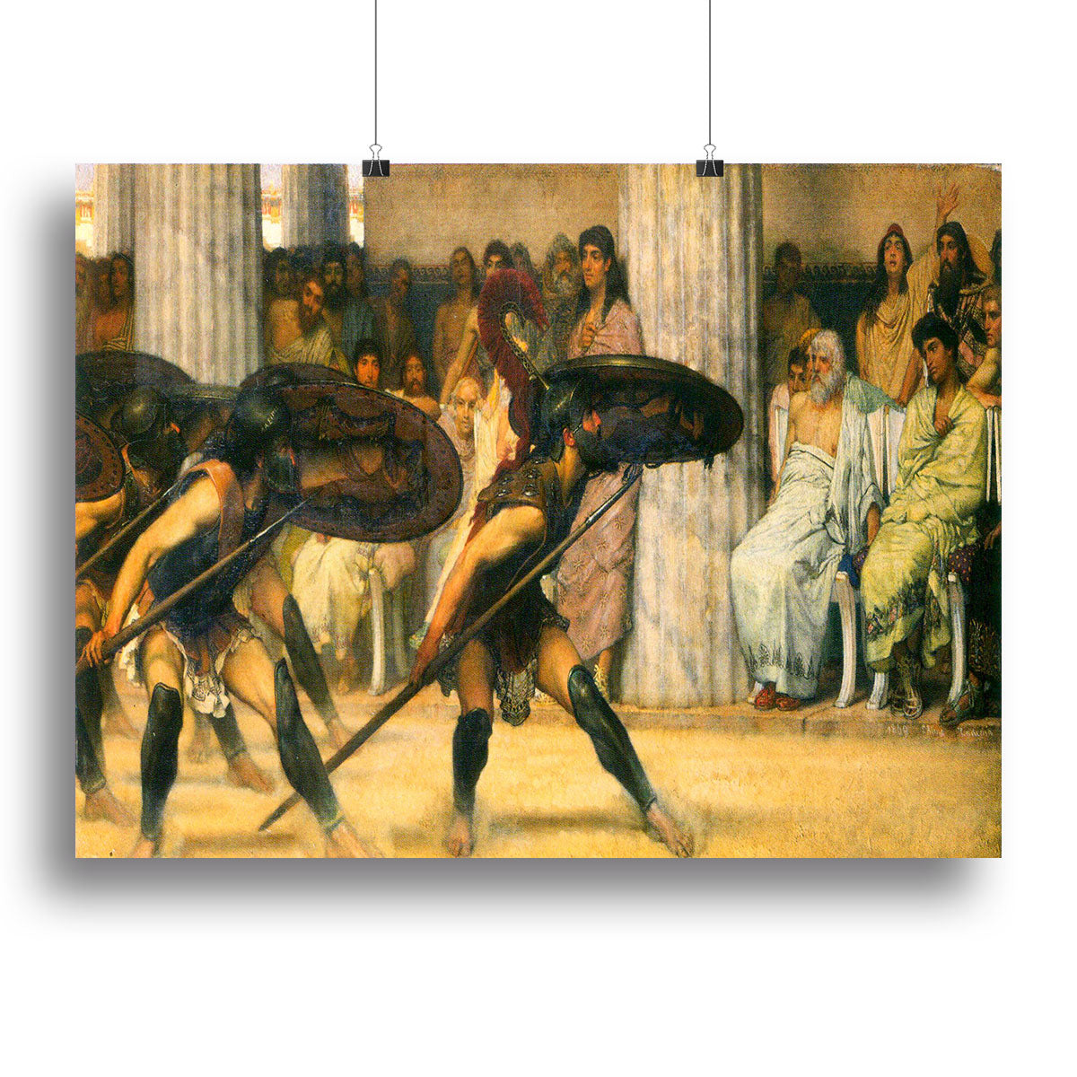 A dance for Phyrrus by Alma Tadema Canvas Print or Poster - Canvas Art Rocks - 2