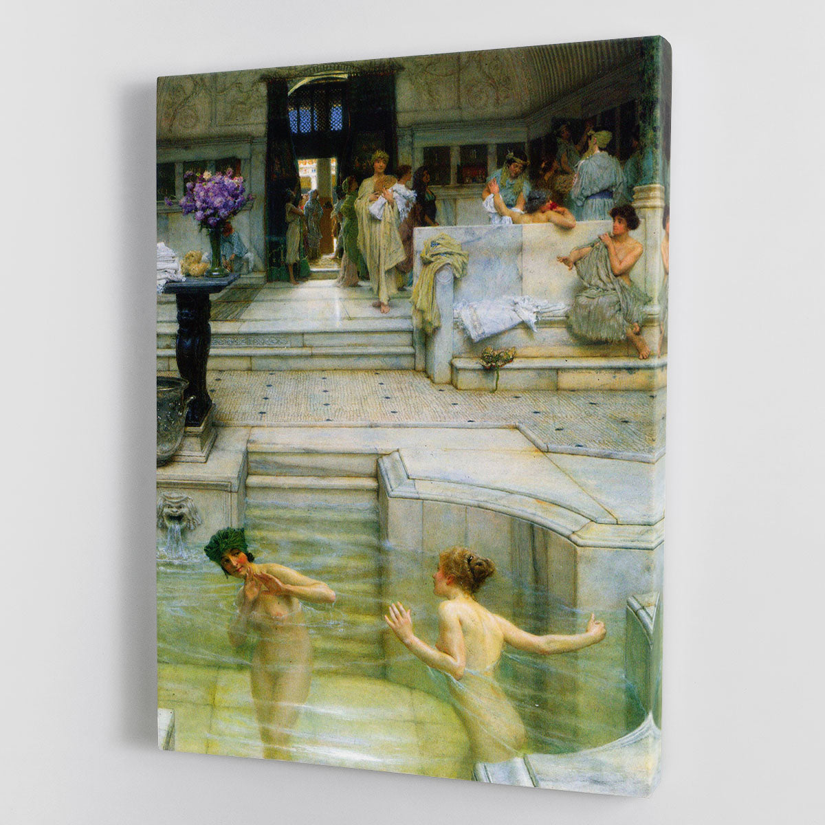 A favorite tradition by Alma Tadema Canvas Print or Poster - Canvas Art Rocks - 1