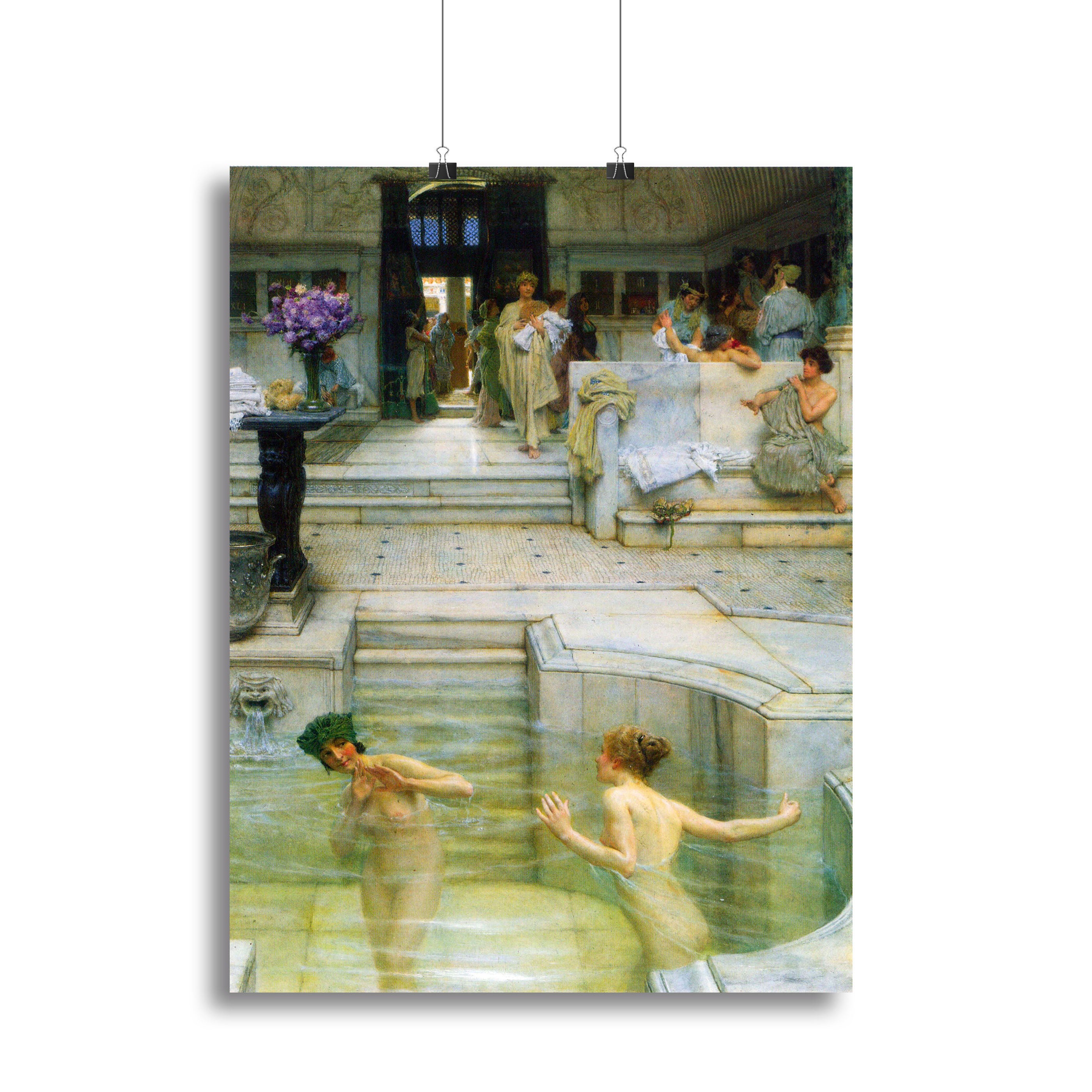 A favorite tradition by Alma Tadema Canvas Print or Poster - Canvas Art Rocks - 2