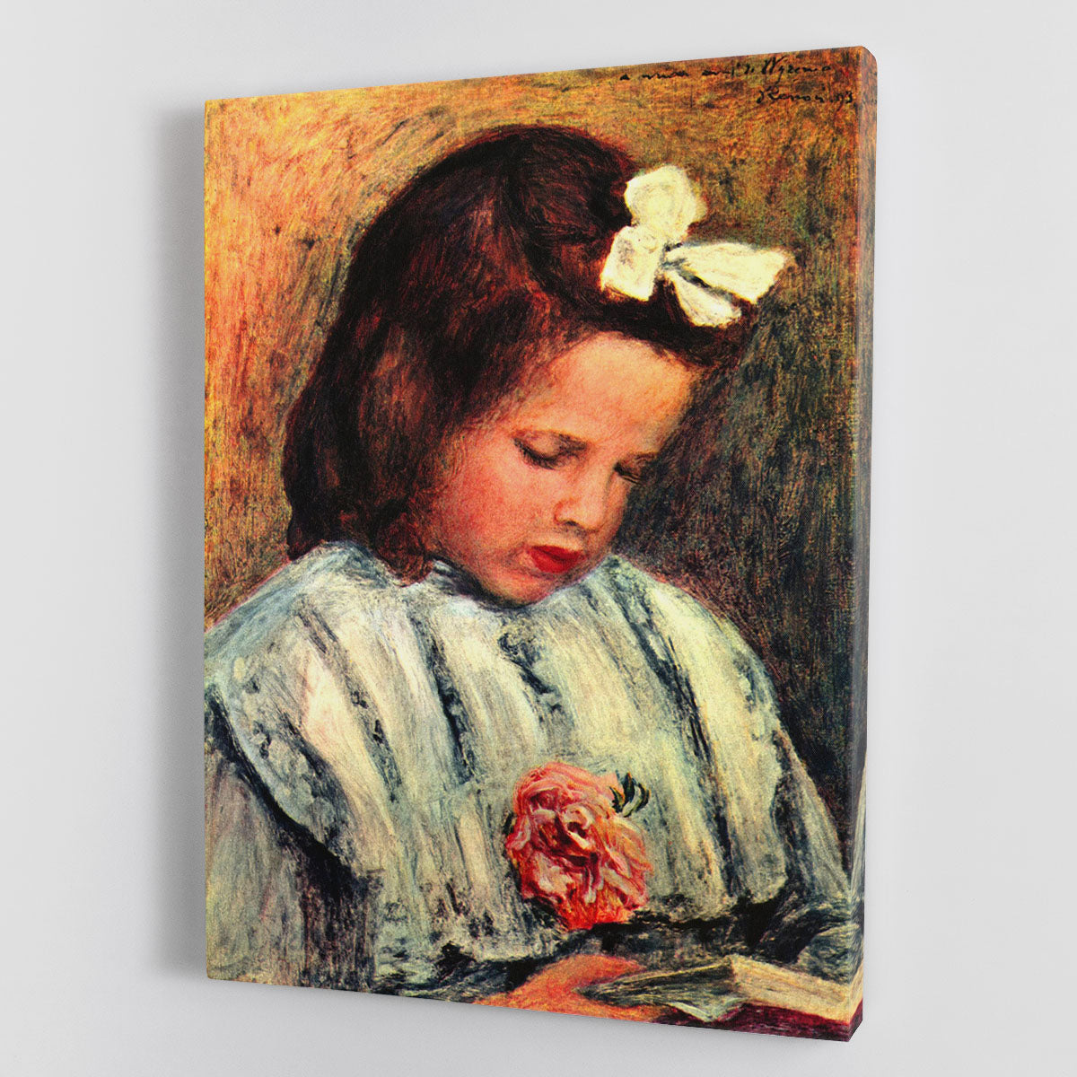 A reading girl by Renoir Canvas Print or Poster - Canvas Art Rocks - 1