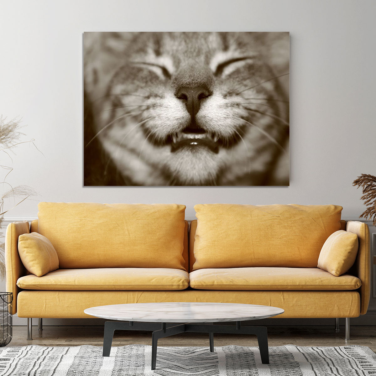 A smiling kitten Canvas Print or Poster - Canvas Art Rocks - 4
