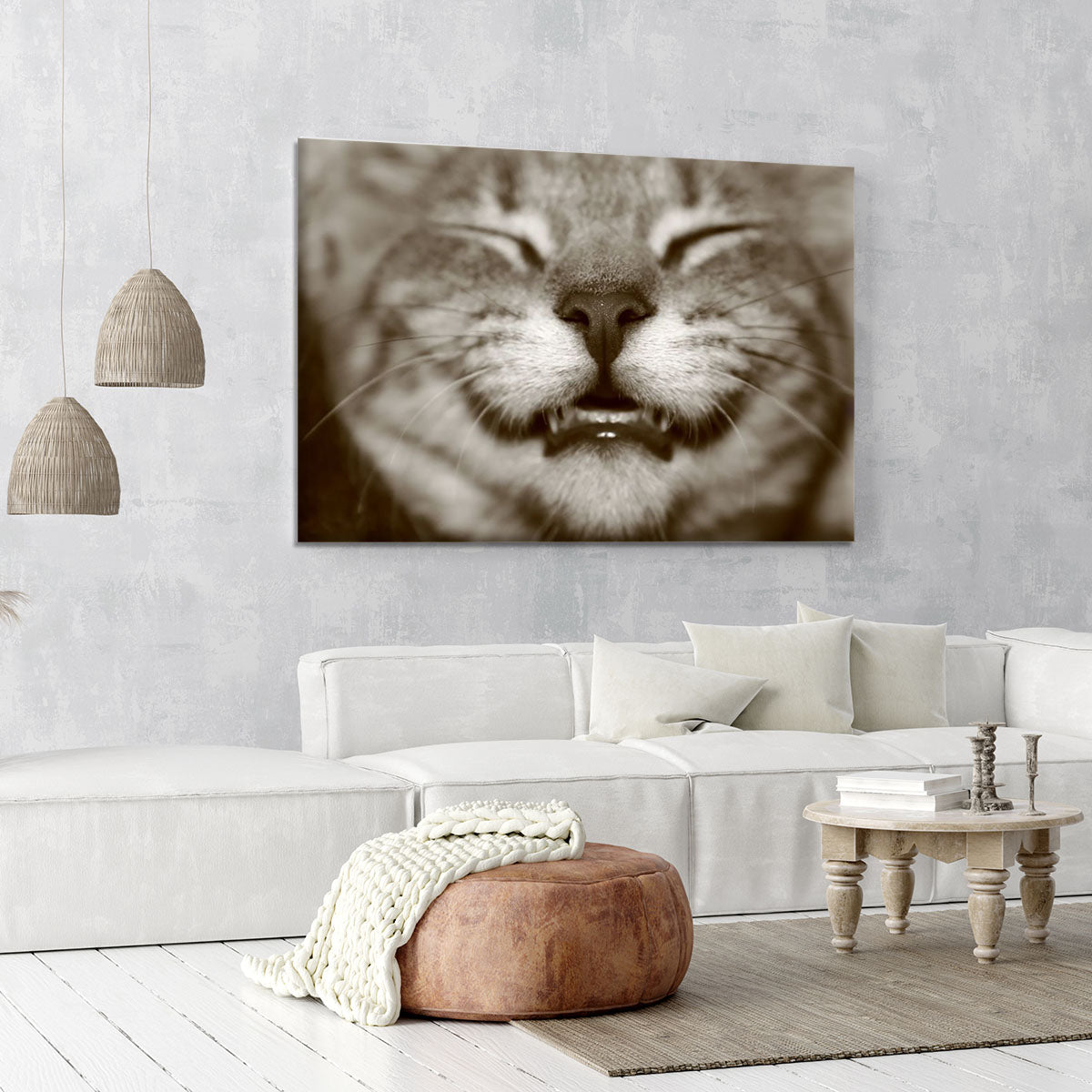 A smiling kitten Canvas Print or Poster - Canvas Art Rocks - 6