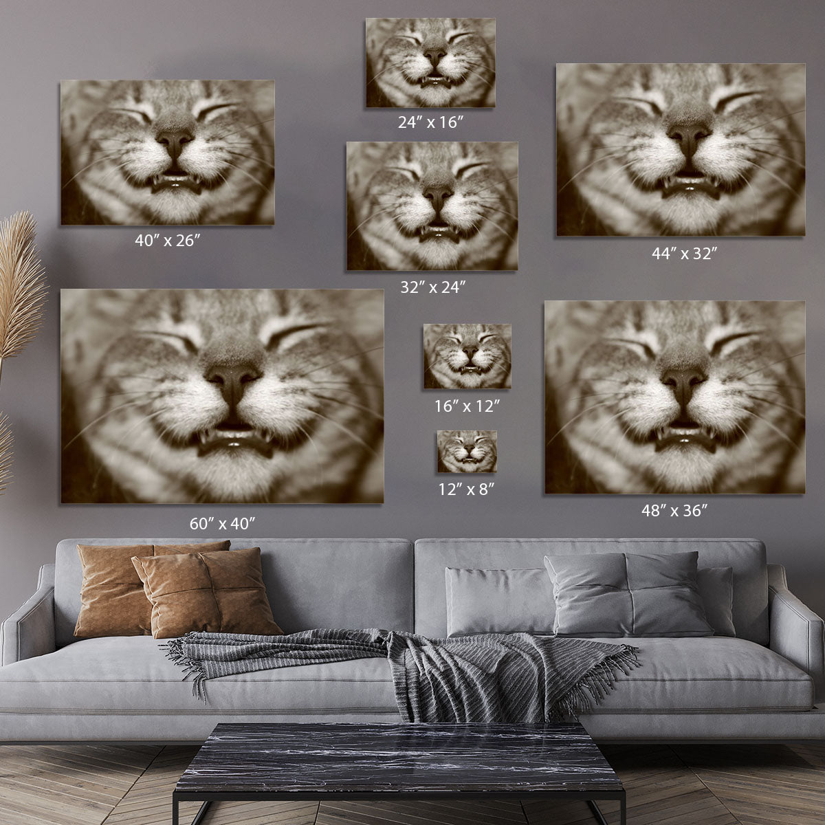 A smiling kitten Canvas Print or Poster - Canvas Art Rocks - 7
