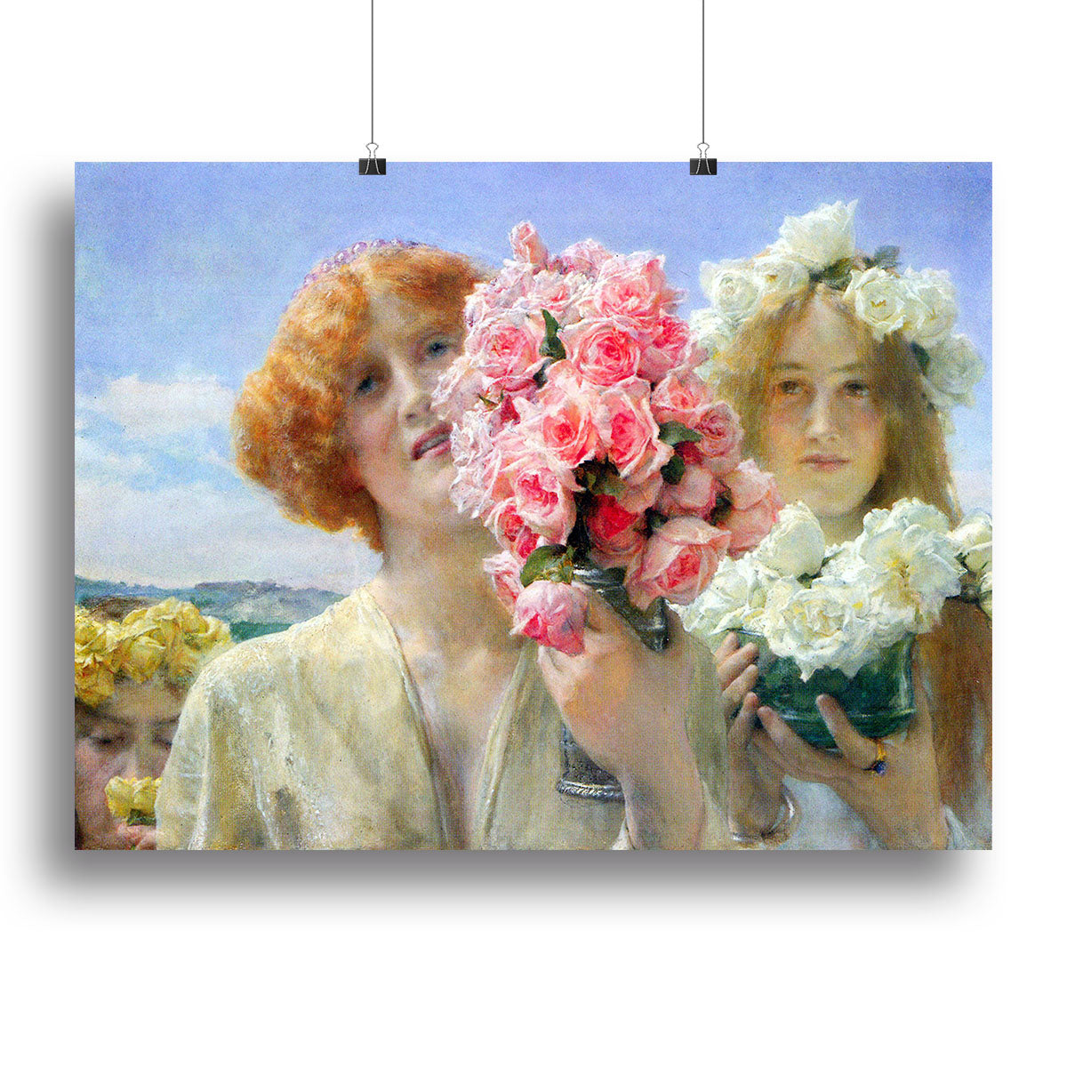 A summer offering by Alma Tadema Canvas Print or Poster - Canvas Art Rocks - 2
