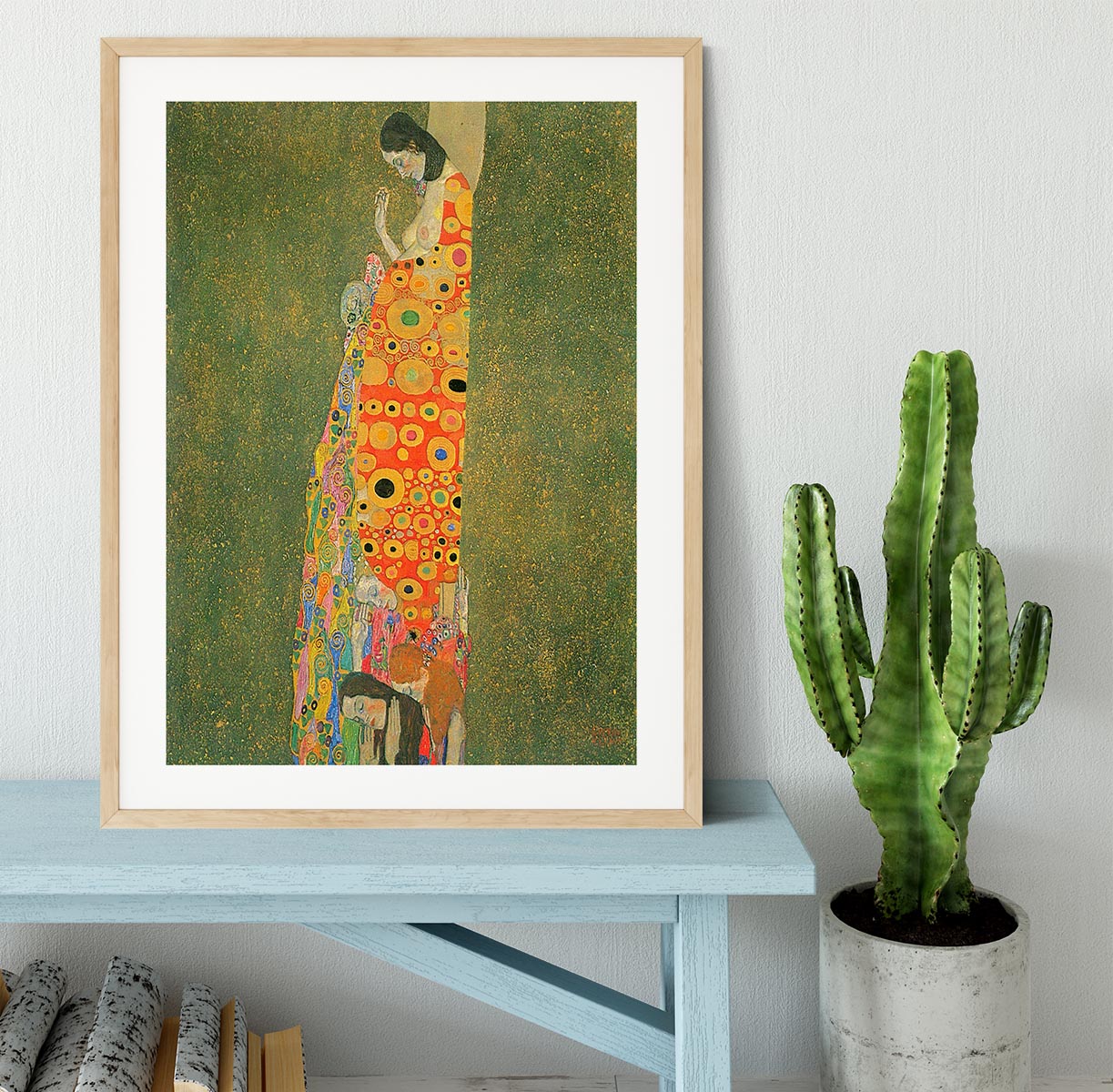 Abandoned Hope by Klimt Framed Print - Canvas Art Rocks - 3