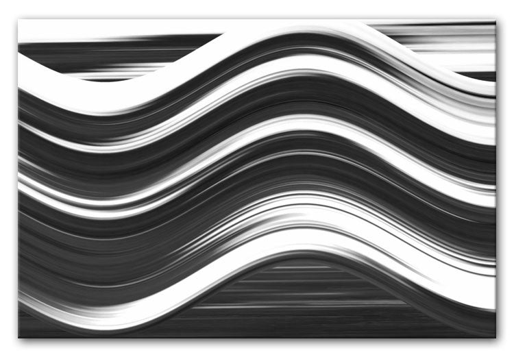 Abstract Wave Print - Canvas Art Rocks - 6