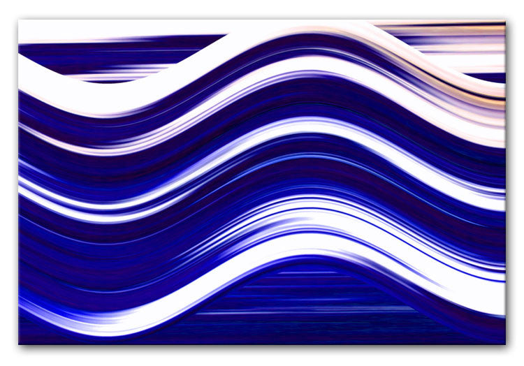 Abstract Wave Print - Canvas Art Rocks - 2