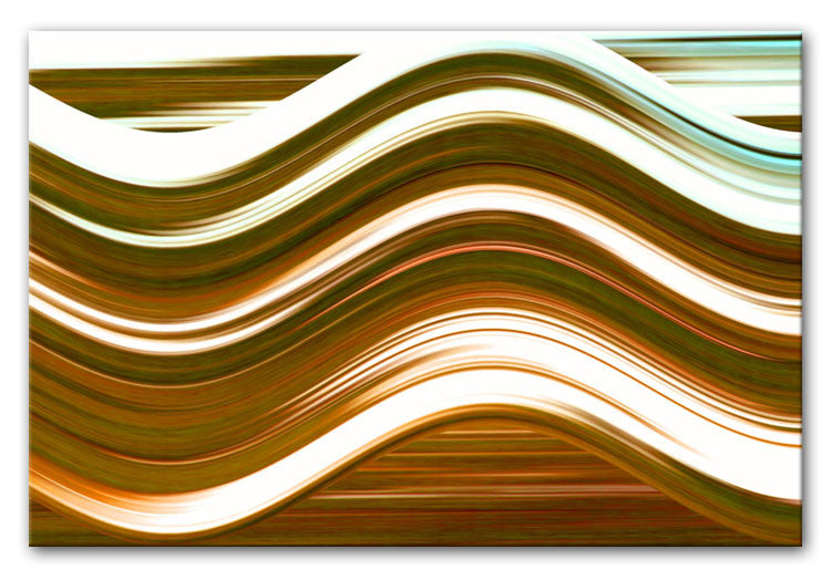 Abstract Wave Print - Canvas Art Rocks - 4